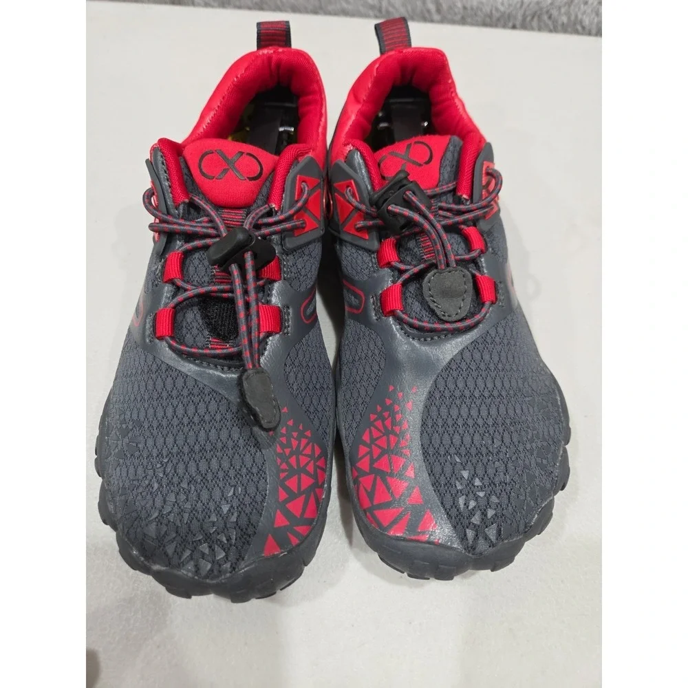 XIHALOOK  Hiking‎ Water Shoes Womens Mens Quick Dry Barefoot Red Sz M6 W7.5